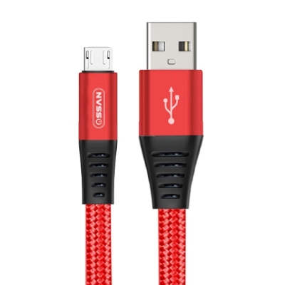 Dây dù sạc nhanh dạng dẹt Micro USB OS-C7M