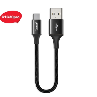 Cáp sạc Ossan siêu nhanh chip đời mới Type-C dài 30cm C1C30pro