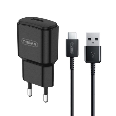 Combo sạc nhanh Ossan dây type-c củ Quick Charge 3.0 